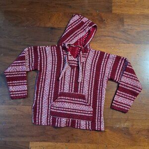 Red hippie hoodie